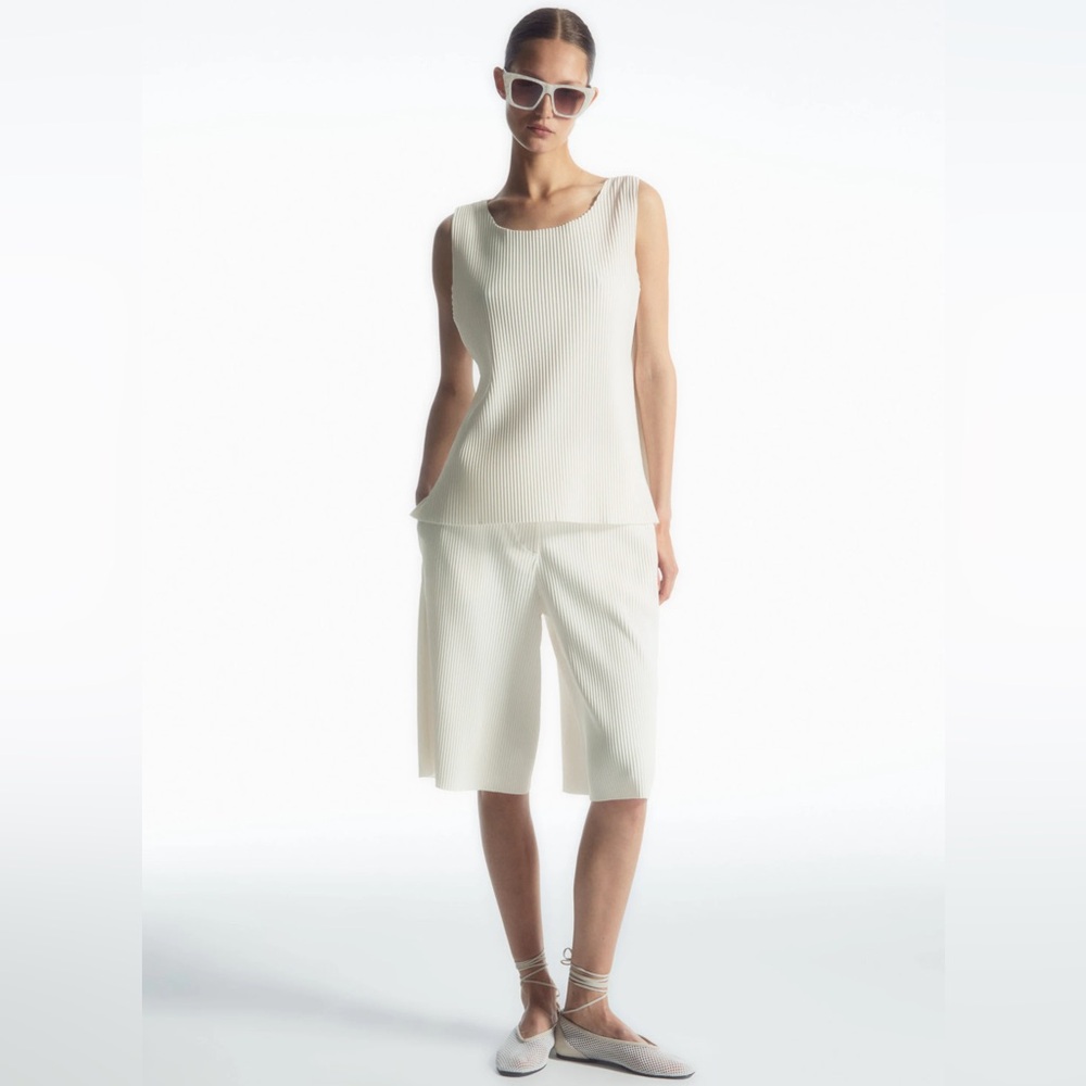 COS Pleated Bermuda Shorts